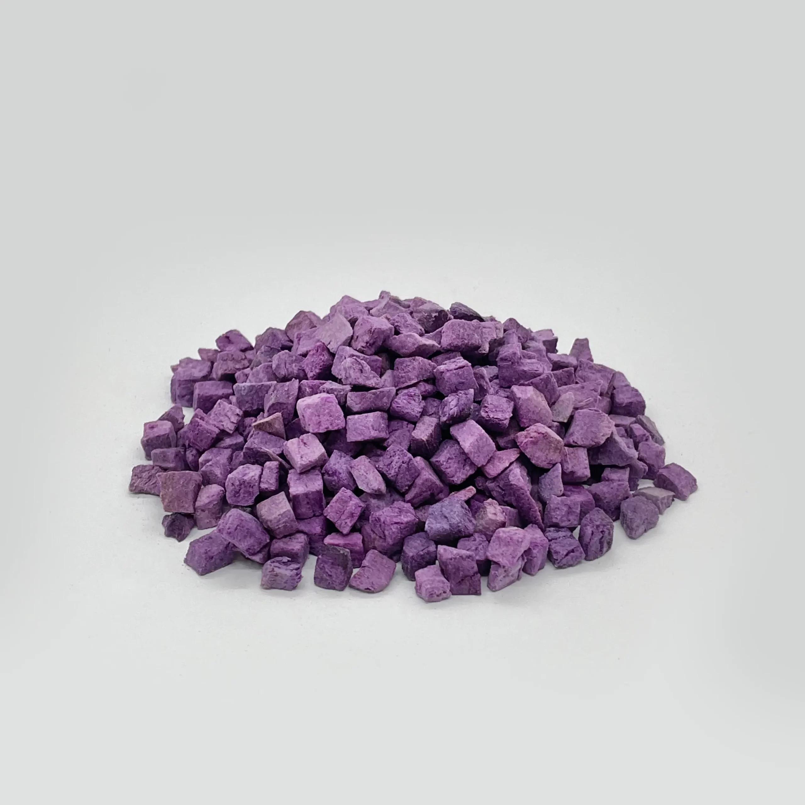 freeze-dried purple potato dice