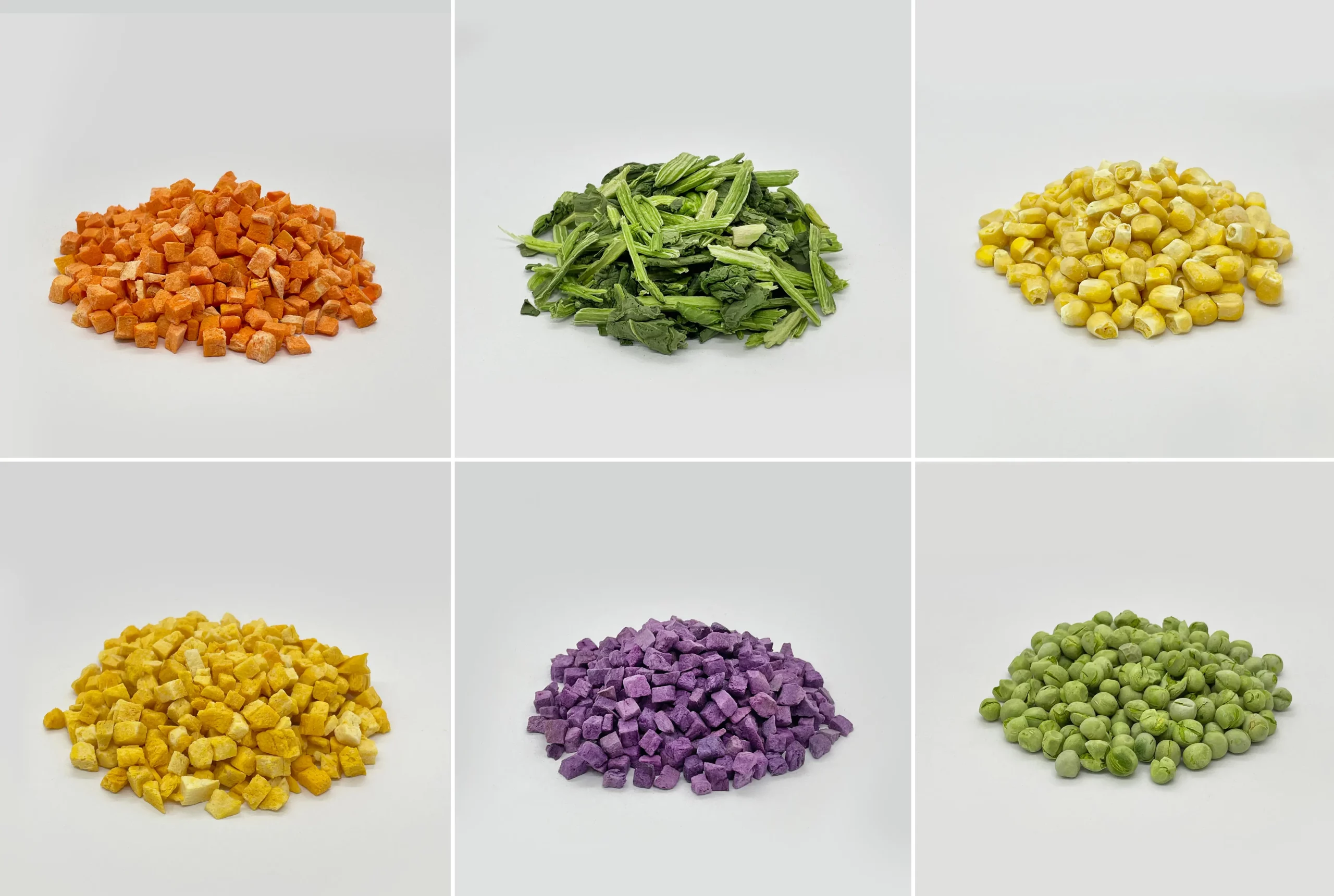 freeze-dried vegetables